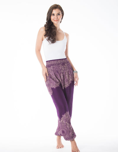 Violet Mandala Pants Boho style