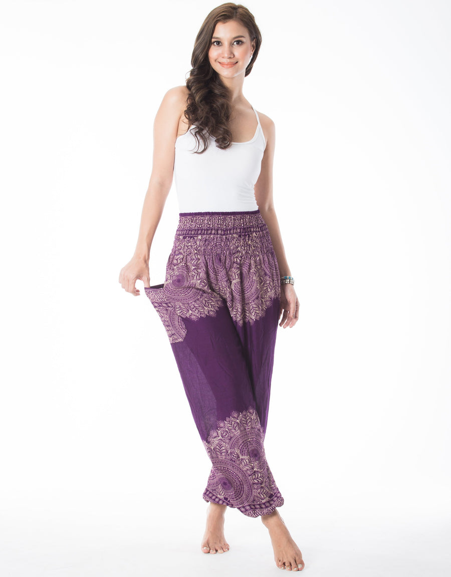 Violet Mandala Pants Boho style