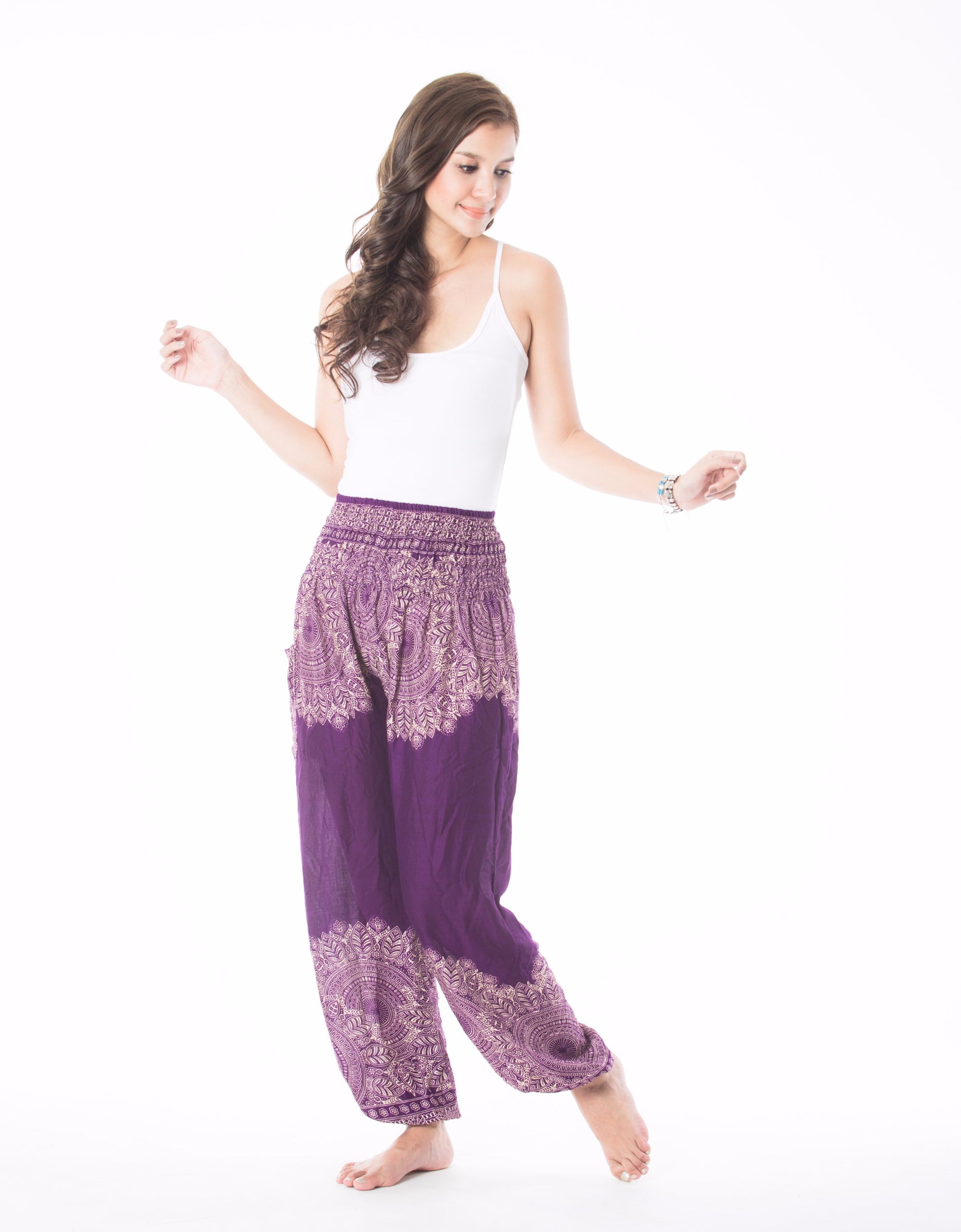 Violet Mandala Pants Boho style