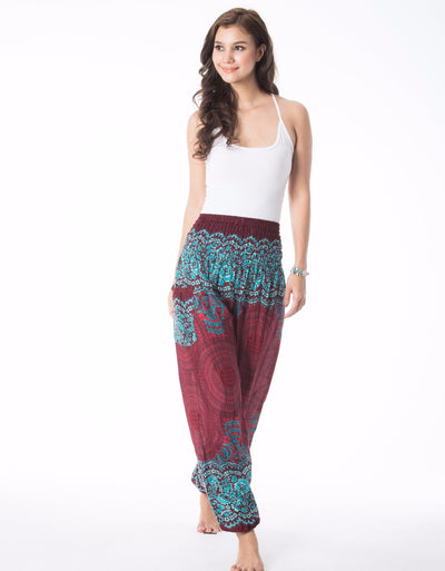 Red Mandala Pants boho style